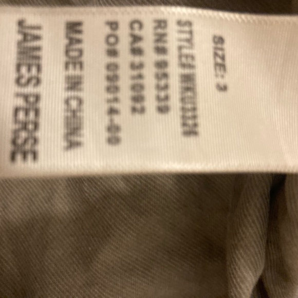 James Perse shirt in jersey/ baby whale corduroy colour taupe - Picture 6 of 6